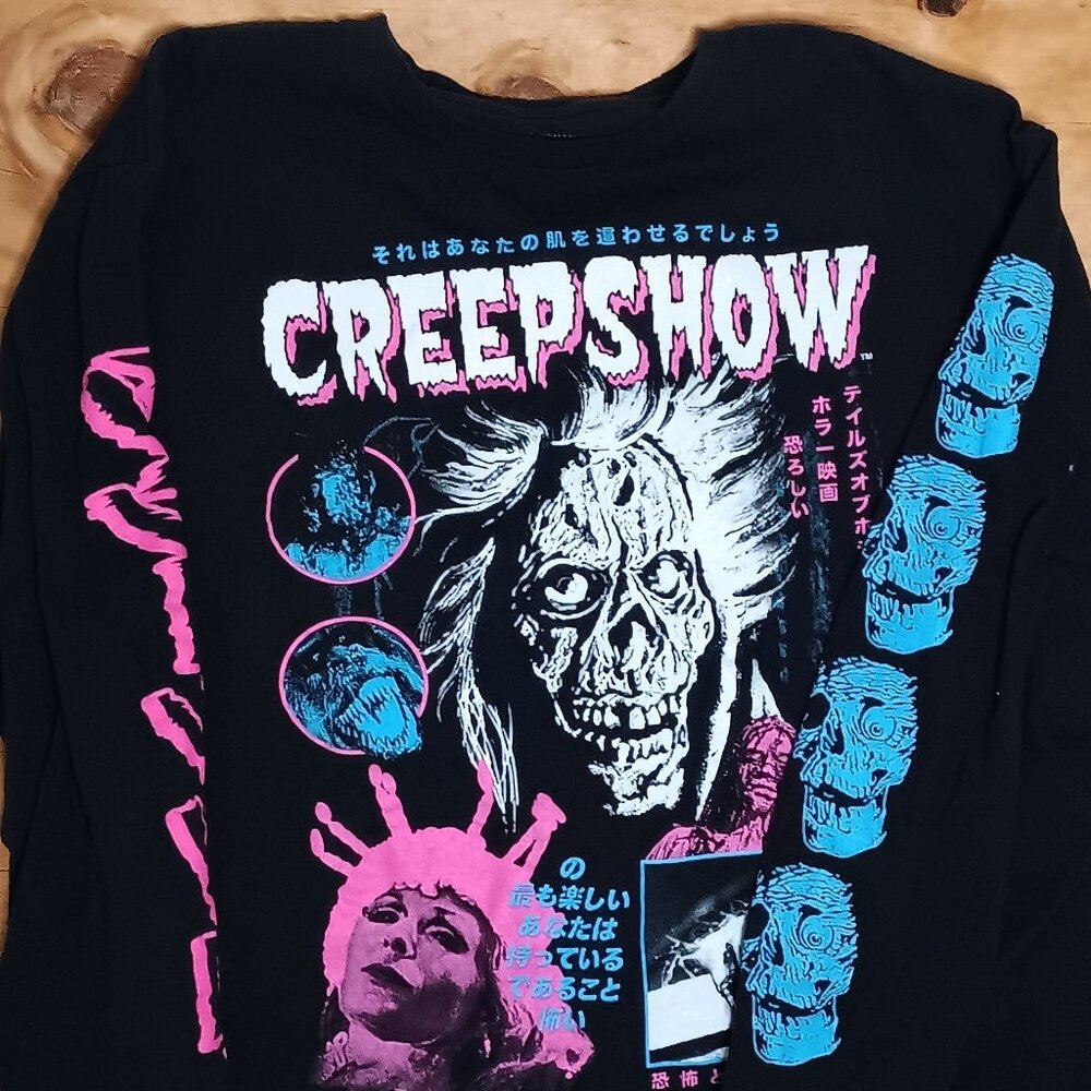 Creepshow Long Sleeve T-Shirt – Horror Classic Graphic Tee - Picture 2 of 2